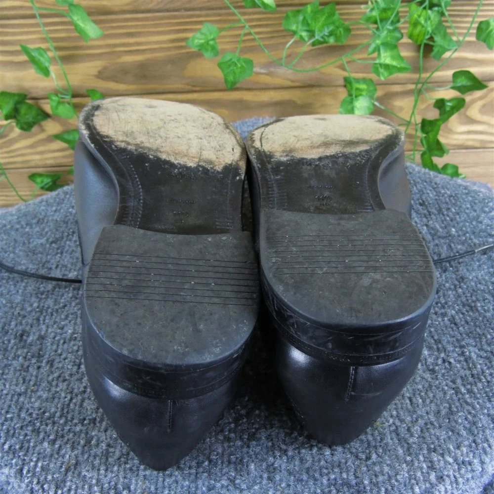 HUGO BOSS Men's Toe‎ Cap Derby Oxfords Black Leather Size 11.5 Medium  Used 2025